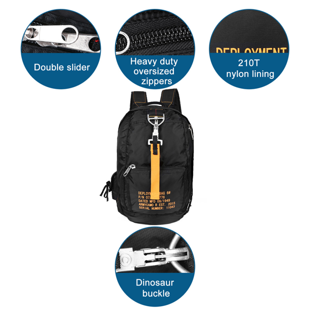 TACTICAL PARACHUTE DEPLOYMENT BACKPACK #6 – Tactical 7G
